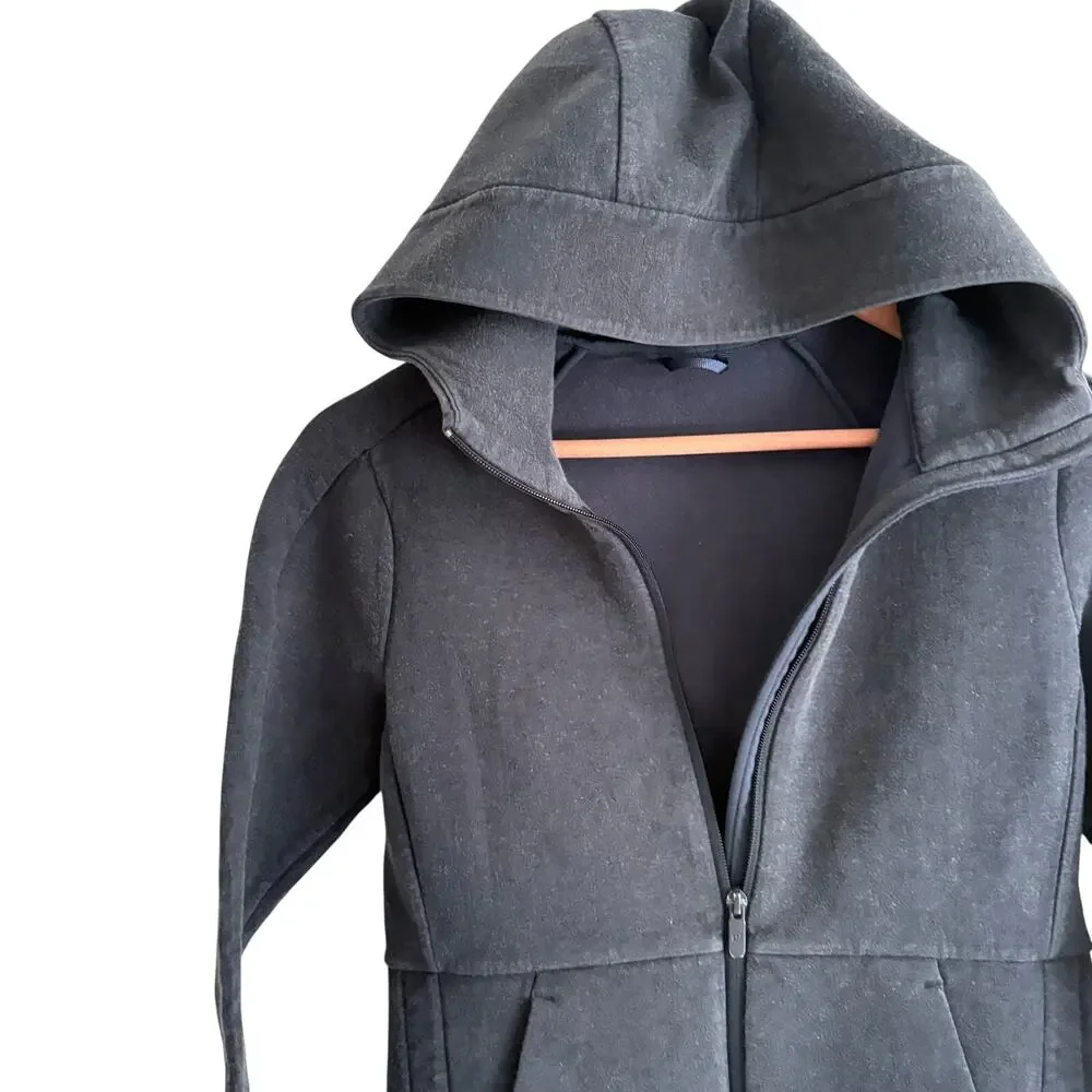 Lululemon Going Places Hooded Jacket 2 XS Navy Blue Sweatshirt Zip Hoodie